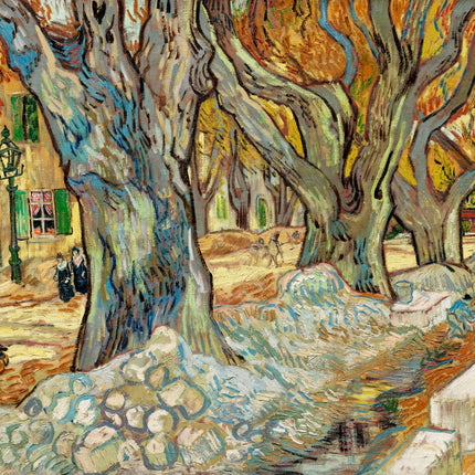 Vincent Van Gogh Large Plane Trees 100% Cotton Fabric Panel A125