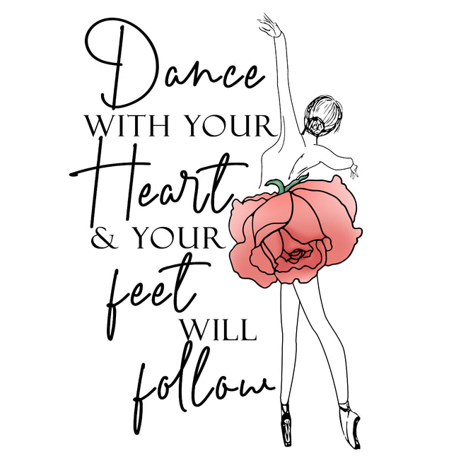 Dance 100% Cotton Fabric Panel Block A171