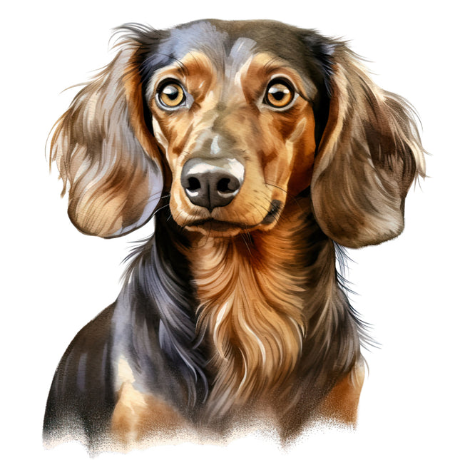 dachshund fabric panel