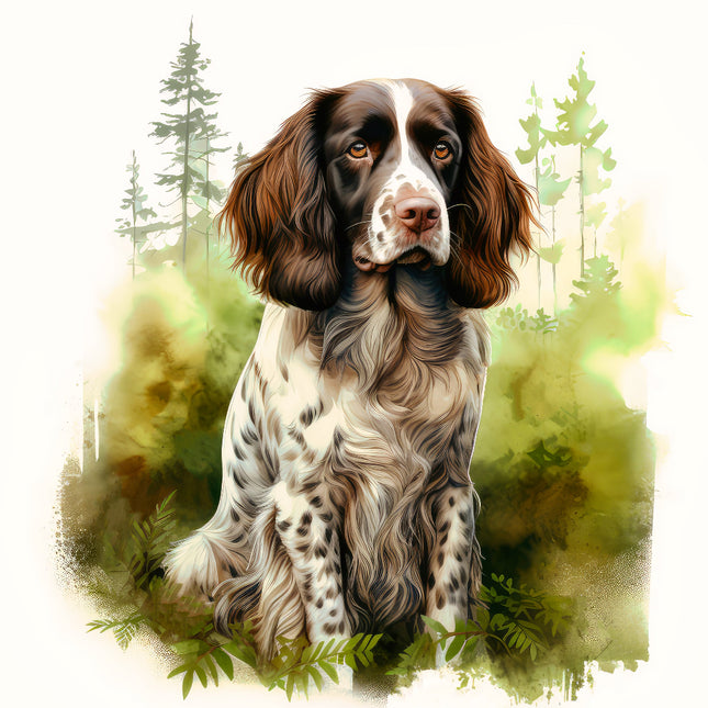 Dog fabric panel