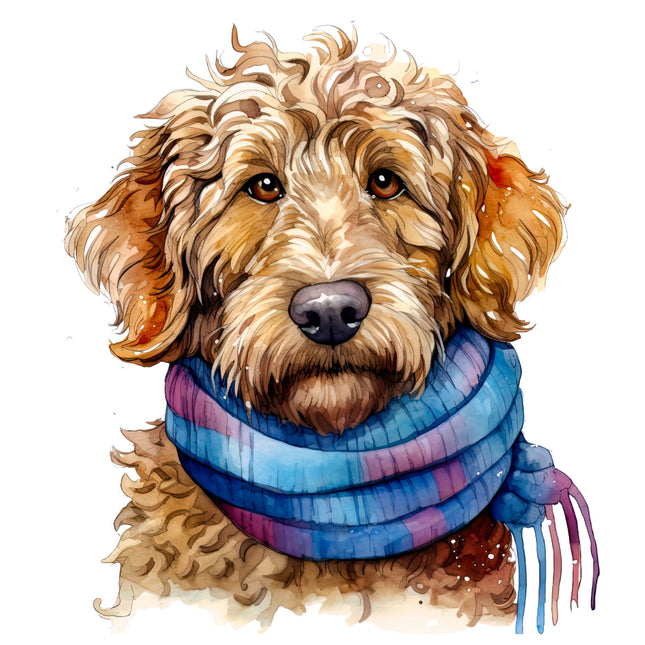 goldendoodle fabric panel
