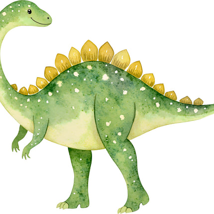 green dinosaur quilt block