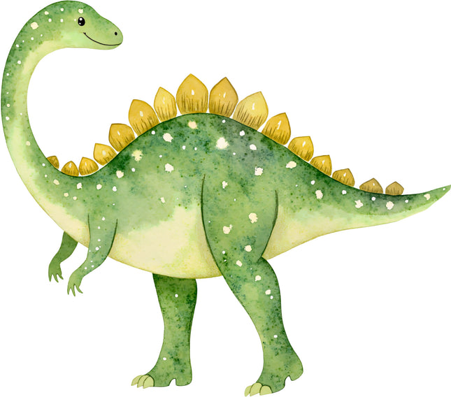 green dinosaur quilt block