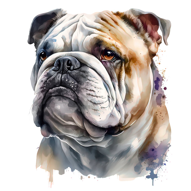 Bulldog 100% Cotton Fabric Panel Block AA1366