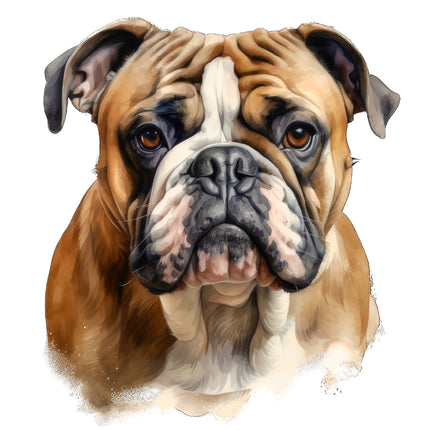 Bulldog 100% Cotton Fabric Panel Block AA1369