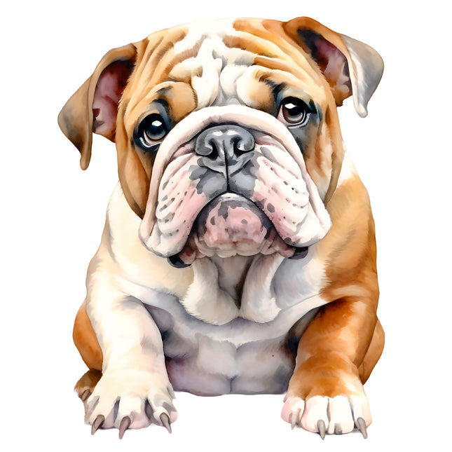 Bulldog 100% Cotton Fabric Panel Block AA1371