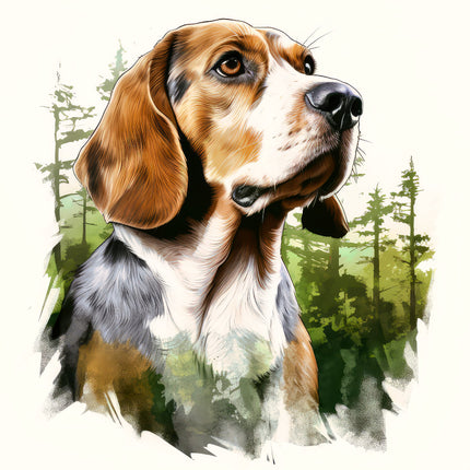 beagle fabric panel