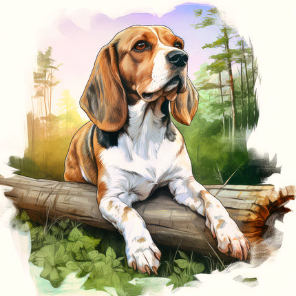 beagle fabric panel
