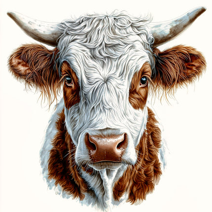 cow fabric panel