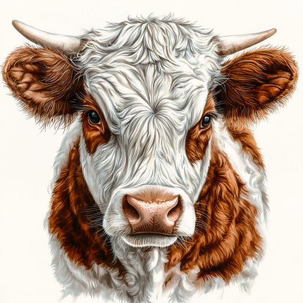 cow quilt panel