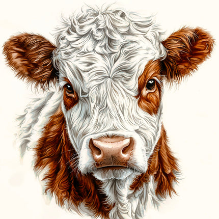 cow quilt block