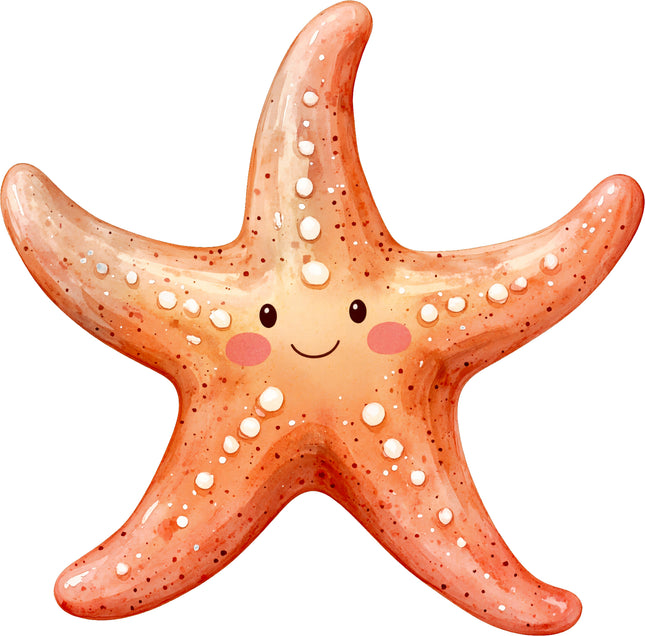 Starfish 100% Cotton Fabric Panel Block AA182