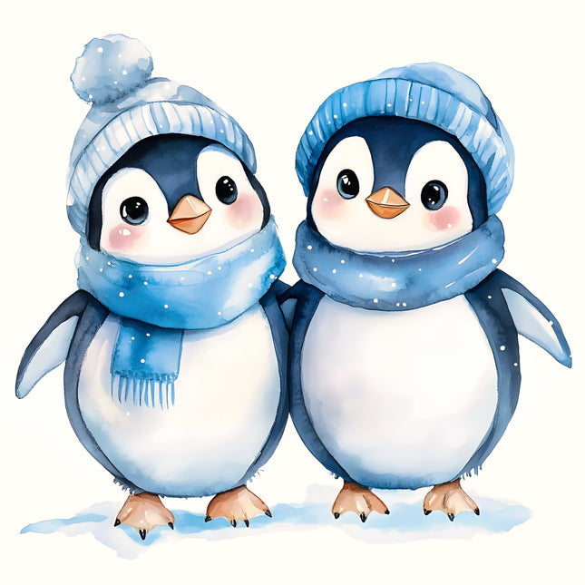 Penguin 100% Cotton Fabric Panel Block AA200