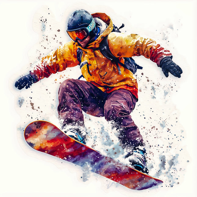 snowboarder quilt panel