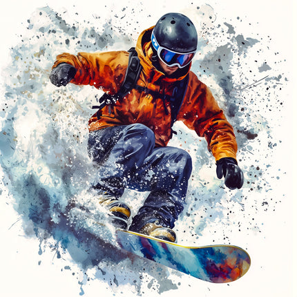 snowboarder quilt panel