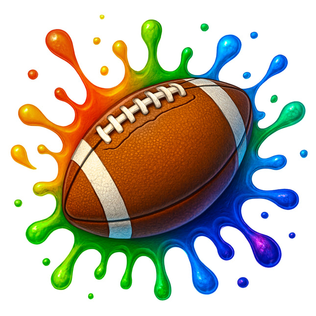 Football 100% Cotton Fabric Panel Block AA506