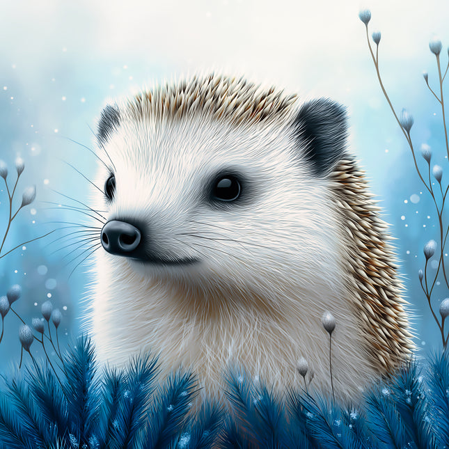 Hedgehog 100% Cotton Fabric Panel Block AA5101