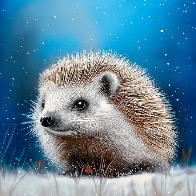 Hedgehog 100% Cotton Fabric Panel Block AA5103