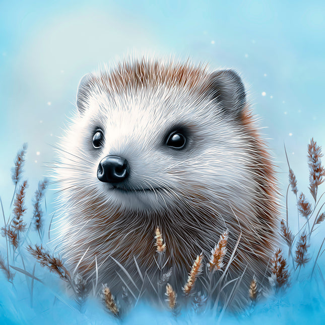 Hedgehog 100% Cotton Fabric Panel Block AA5104