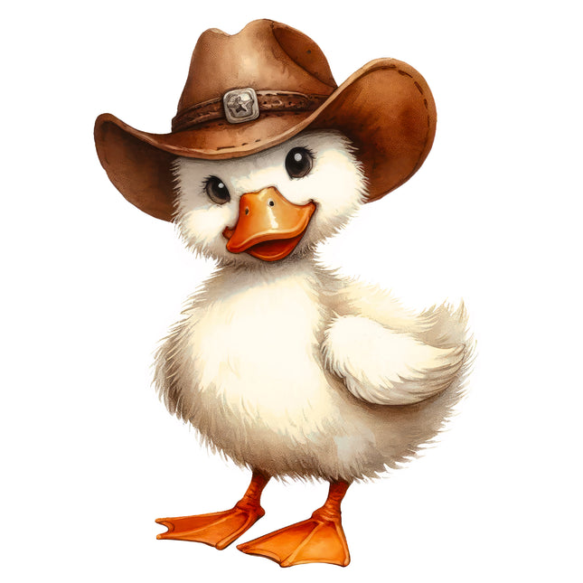 Cowboy Goose 100% Cotton Fabric Panel Block AA601