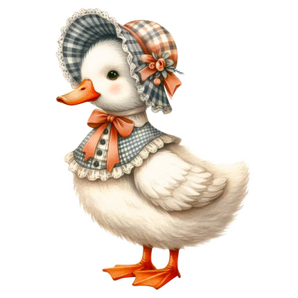 Goose 100% Cotton Fabric Panel Block AA606