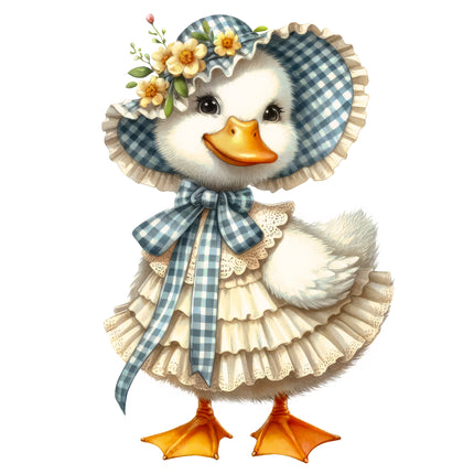 Goose 100% Cotton Fabric Panel Block AA607