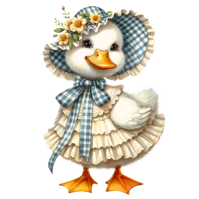 Goose 100% Cotton Fabric Panel Block AA607