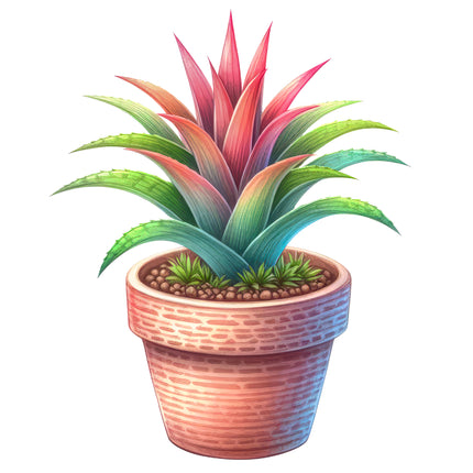 Plant 100% Cotton Fabric Panel Block AA619