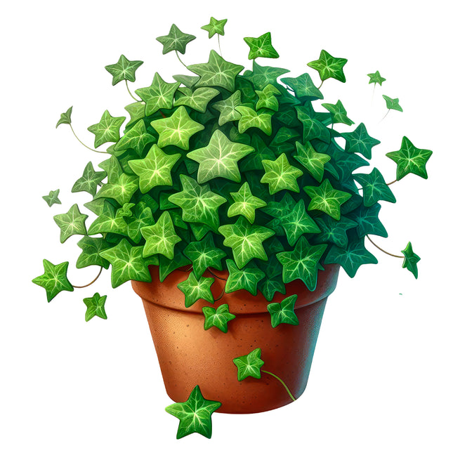 English Ivy Plant 100% Cotton Fabric Panel Block AA626