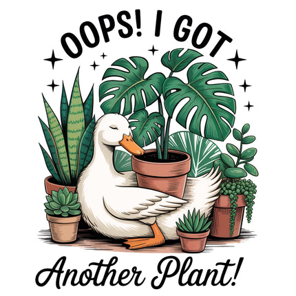 Oops I got Another Plant 100% Cotton Fabric Panel Block AA637