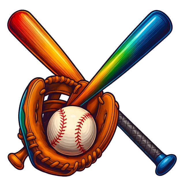 Baseball 100% Cotton Fabric Panel Block AA743