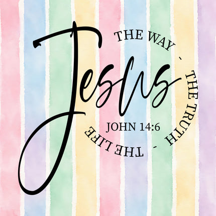 bible verse cotton fabric block