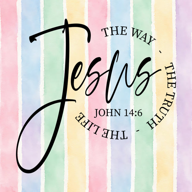 bible verse cotton fabric block