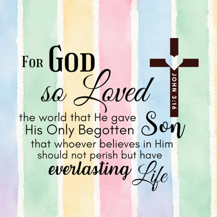 scripture cotton fabric block