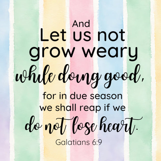 scripture cotton fabric block