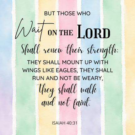 scripture cotton fabric block