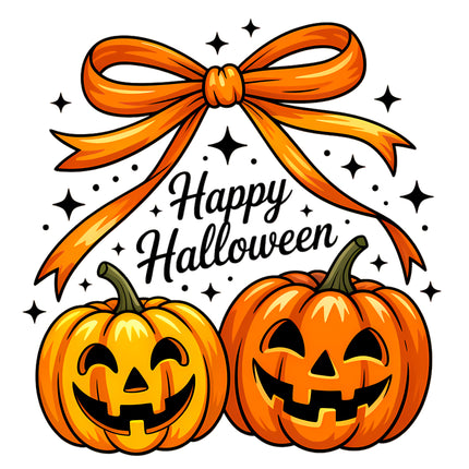 Halloween Pumpkins 100% Cotton Fabric Panel Block AA825