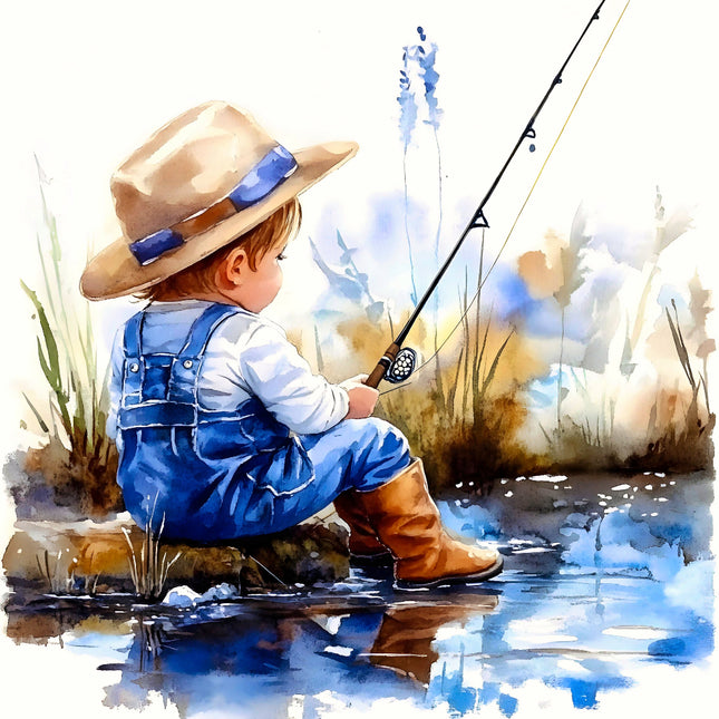 fishing fabric panel