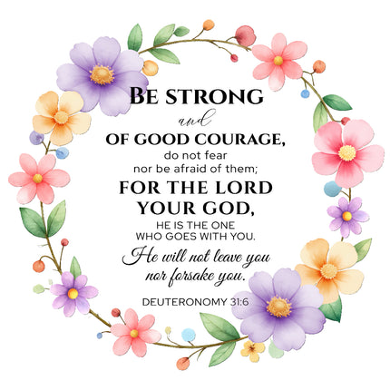 bible verse cotton quilt block