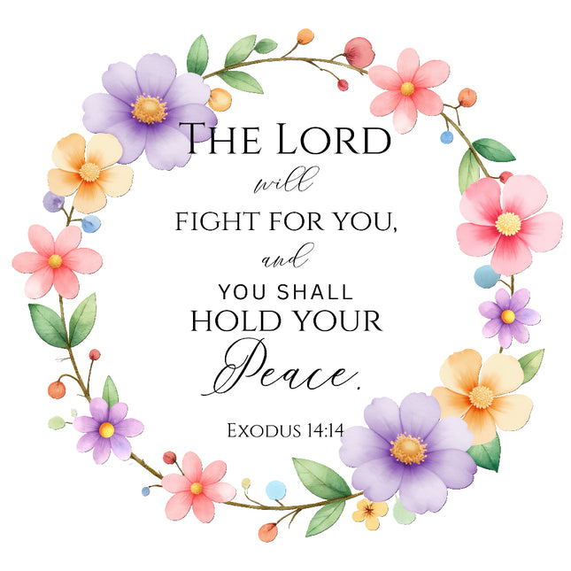 bible verse cotton quilt block