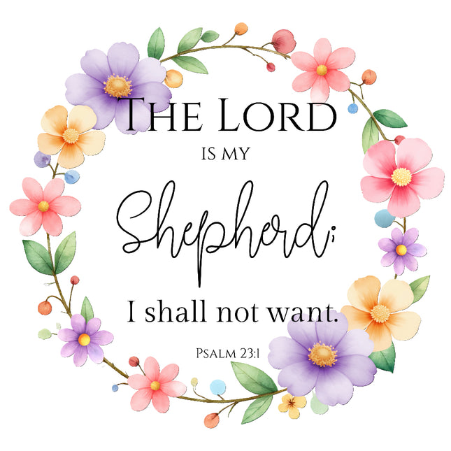 scripture cotton quilt square