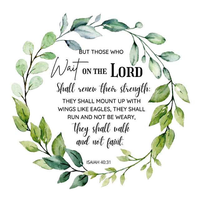 bible verse cotton fabric block