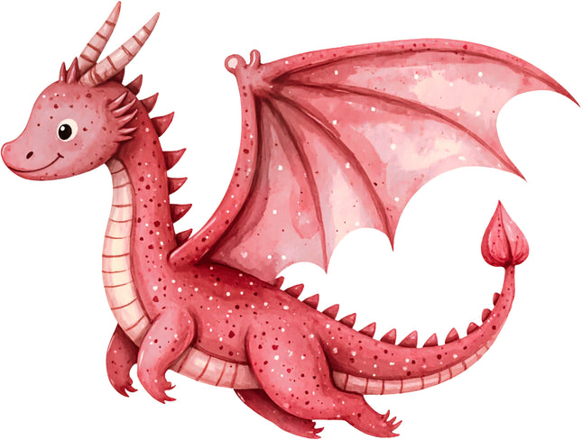 Baby Dragon 100% Cotton Fabric Panel Block AA935