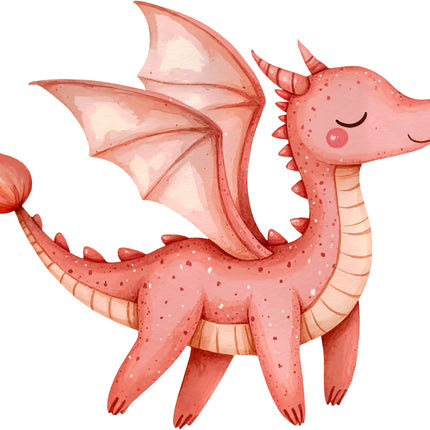 Baby Dragon 100% Cotton Fabric Panel Block Quilt Square AA937