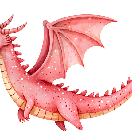 Baby Dragon 100% Cotton Fabric Panel Block AA940
