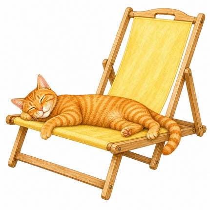orange cat quilt square