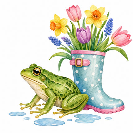 frog quilt square