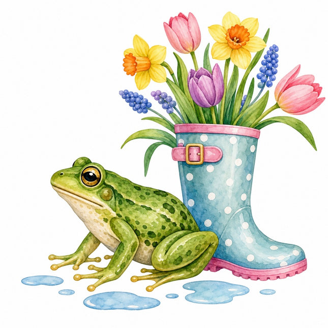 frog quilt square