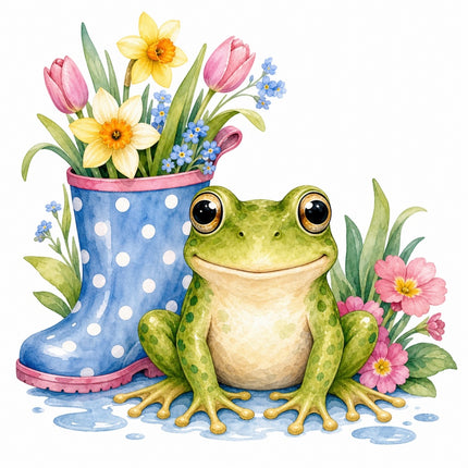 frog quilt square