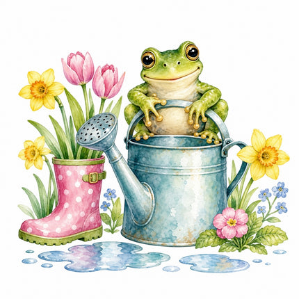 frog quilt square